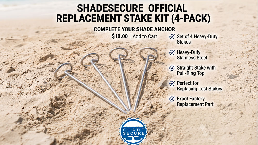 ShadeSecure Official Replacement Stakes (4-Pack)